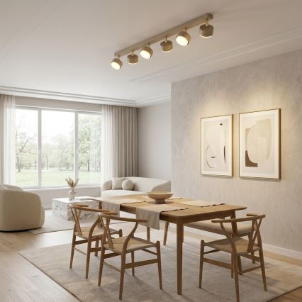 Brilagi - LED-Deckenleuchte MONO 6xGX53/30W/230V beige/gold