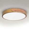 BRILAGI - LED Deckenleuchte PILANA LED/24W/230V Eiche/Gold Ø 30 cm