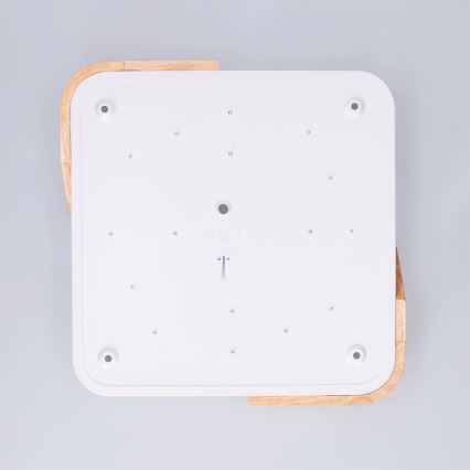 Brilagi - LED-Deckenleuchte PILANA LED/24W/230V Eiche/Weiß 32x32 cm