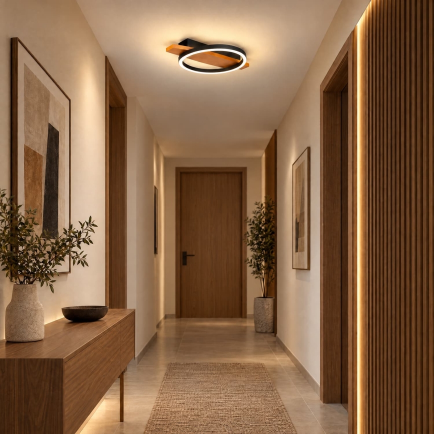 BRILAGI - LED Deckenleuchte PLANK LED/16W/230V 4000K 30x40 cm Holz