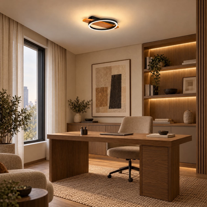 BRILAGI - LED Deckenleuchte PLANK LED/16W/230V 4000K 30x40 cm Holz