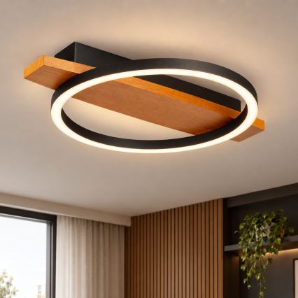 BRILAGI - LED Deckenleuchte PLANK LED/16W/230V 4000K 30x40 cm Holz