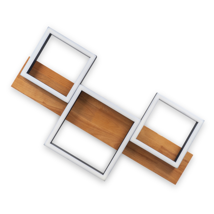 BRILAGI - LED-Deckenleuchte PLANK LED/30W/230V 4000K 34,5x65 cm Holz