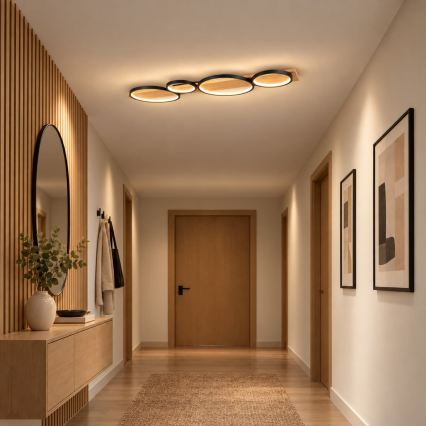 BRILAGI - LED-Deckenleuchte PLANK LED/38W/230V 4000K 40x120 cm Holz