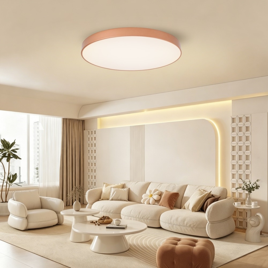 BRILAGI - LED-Deckenleuchte POOL LED/100W/230V 3000/4000/6000K Ø 80 cm kupferfarben