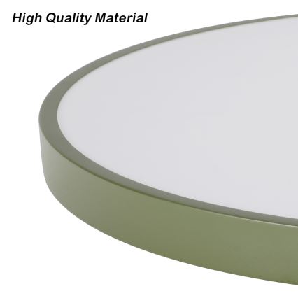 Brilagi - LED-Deckenleuchte POOL LED/36W/230V 3000/4000/6000K Ø 30 cm grün