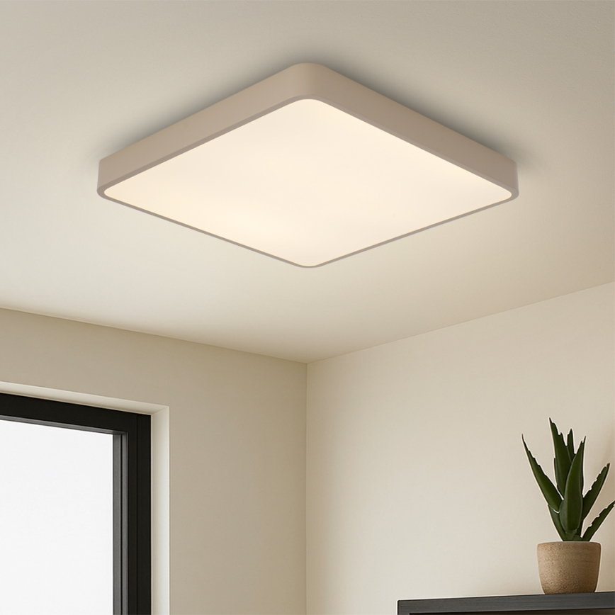 Brilagi - LED-Deckenleuchte POOL LED/36W/230V 3000/4000/6000K 40x40 cm beige