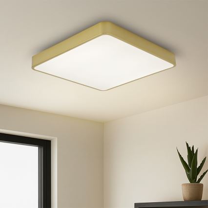 Brilagi - LED Deckenleuchte POOL LED/36W/230V 3000/4000/6000K 40x40 cm goldfarben