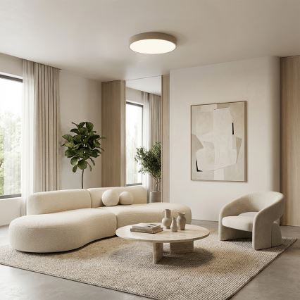 Brilagi - LED-Deckenleuchte POOL LED/36W/230V 3000/4000/6000K Ø 30 cm beige
