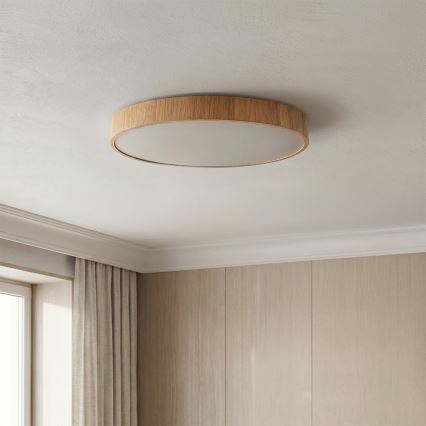 Brilagi - LED-Deckenleuchte POOL LED/36W/230V 3000/4000/6000K Ø 30 cm Holzdekor