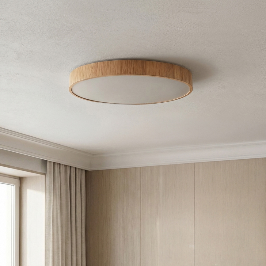Brilagi - LED-Deckenleuchte POOL LED/36W/230V 3000/4000/6000K Ø 30 cm Holzdekor