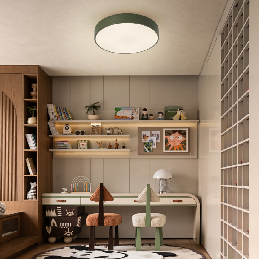 Brilagi - LED-Deckenleuchte POOL LED/48W/230V 3000/4000/6000K Ø 40 cm grün