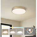 BRILAGI - LED-Deckenleuchte POOL LED/48W/230V 3000/4000/6000K, Durchmesser 40 cm, goldfarben