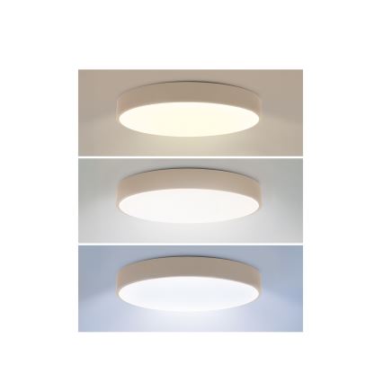 Brilagi - LED-Deckenleuchte POOL LED/48W/230V 3000/4000/6000K Ø 40 cm beige