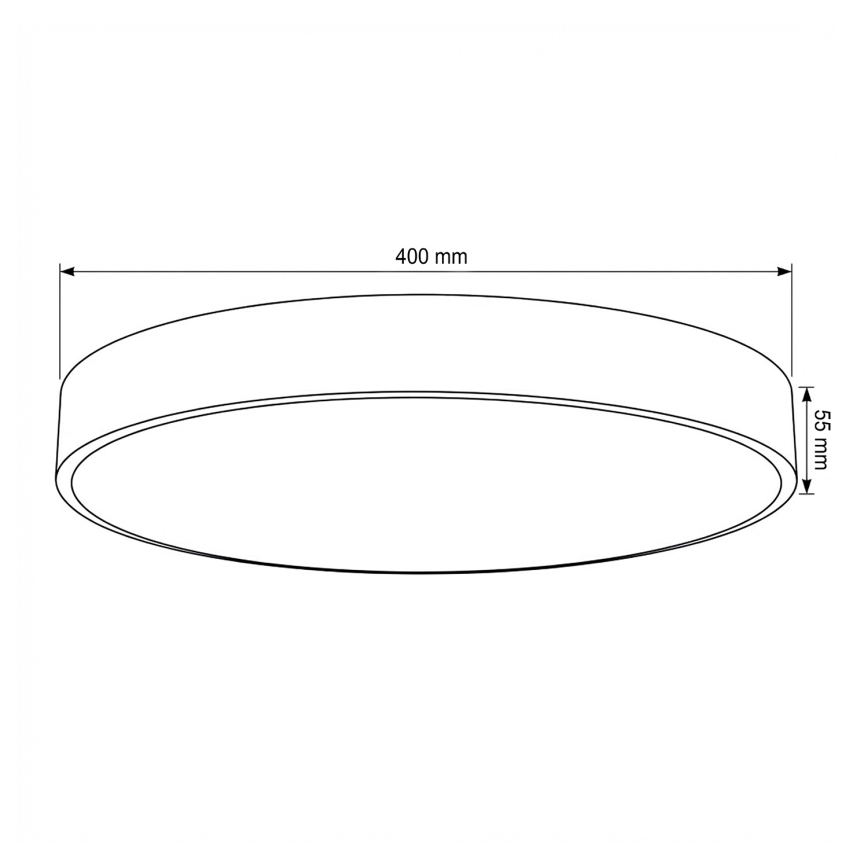 Brilagi - LED-Deckenleuchte POOL LED/48W/230V 3000/4000/6000K Ø 40 cm beige