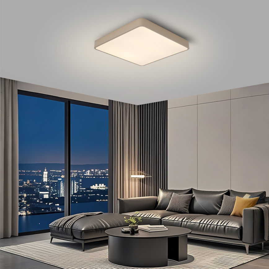 Brilagi - LED-Deckenleuchte POOL LED/48W/230V 3000/4500/6000K 50x50 cm beige