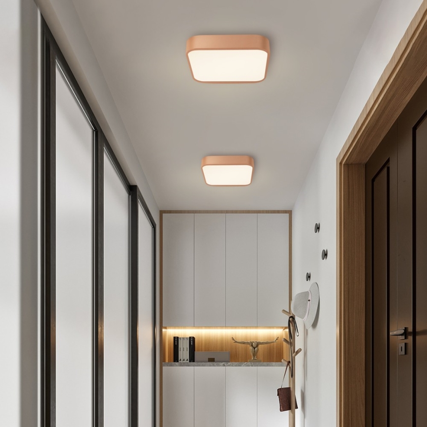 BRILAGI - LED Deckenleuchte POOL SQUARE LED/36W/230V 3000/4000/6000K 40x40 cm kupferfarben