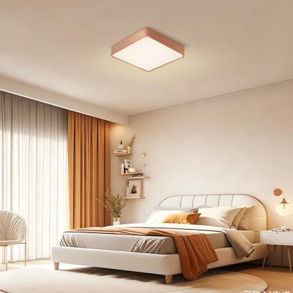 BRILAGI - LED-Deckenleuchte POOL SQUARE LED/48W/230V 3000/4000/6000K 50x50 cm bronzefarben