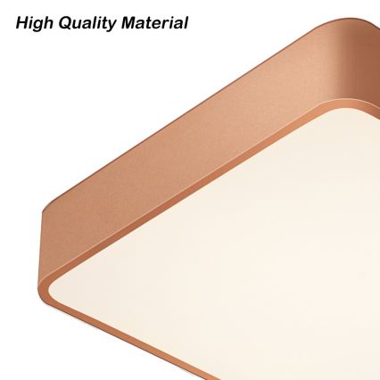 BRILAGI - LED-Deckenleuchte POOL SQUARE LED/48W/230V 3000/4000/6000K 50x50 cm bronzefarben