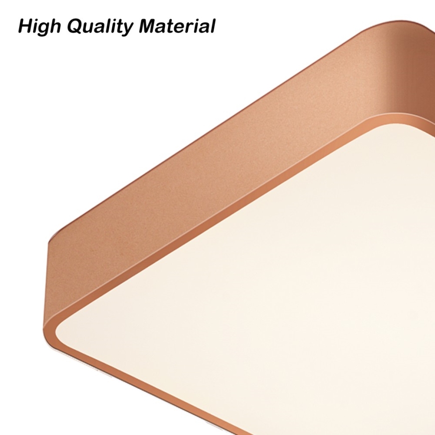 BRILAGI - LED-Deckenleuchte POOL SQUARE LED/48W/230V 3000/4000/6000K 50x50 cm bronzefarben