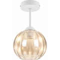 BRILAGI - LED Deckenleuchte RETRO GLASS 1xE27/60W/230V Ø 18 cm weiß/rauchbeige