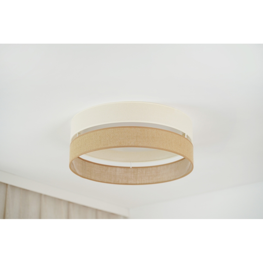 Brilagi - LED-Deckenleuchte ROYAL YUTE LED/24W/230V d 45 cm beige/cremefarben