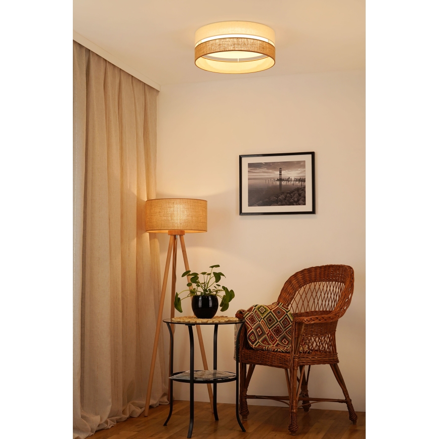 Brilagi - LED-Deckenleuchte ROYAL YUTE LED/24W/230V d 45 cm beige/cremefarben