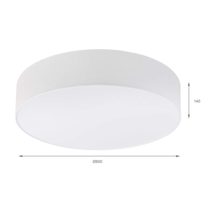 Brilagi - LED-Deckenleuchte SIRIJA 4xE27/15W/230V Ø 60 cm weiß