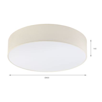 Brilagi - LED-Deckenleuchte SIRIJA 4xE27/60W/230V Ø 60 cm cremefarben