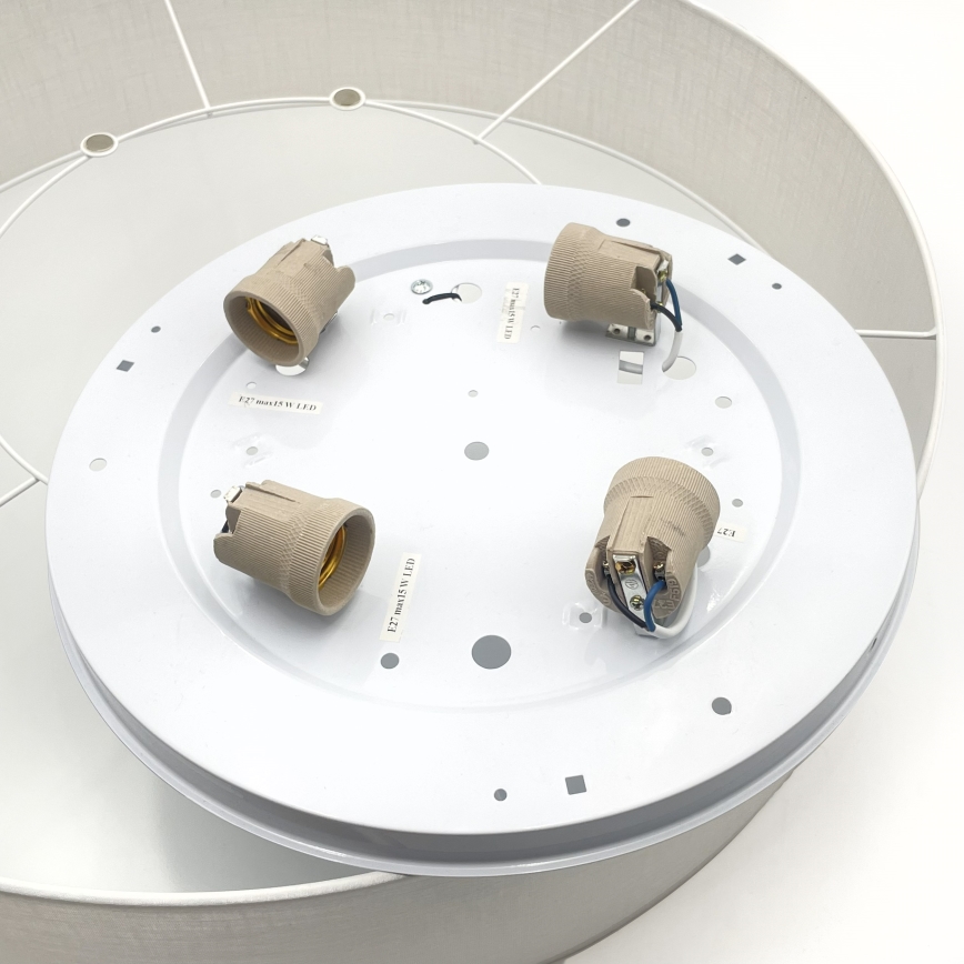 Brilagi - LED-Deckenleuchte SIRIJA 4xE27/60W/230V Ø 60 cm weiß