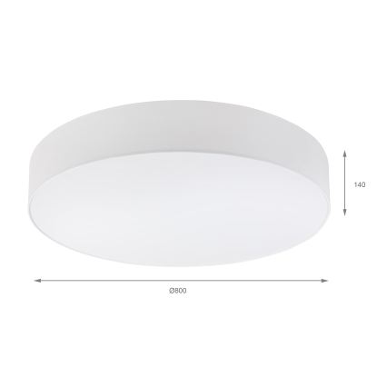 Brilagi - LED-Deckenleuchte SIRIJA 6xE27/60W/230V Ø 80 cm weiß