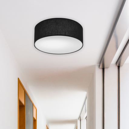 Brilagi - LED-Deckenleuchte SIRIJA LED/12W/230V d 35 cm schwarz