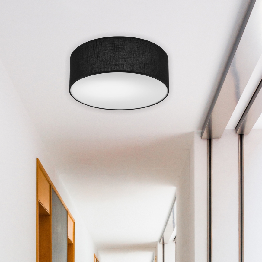 Brilagi - LED-Deckenleuchte SIRIJA LED/12W/230V d 35 cm schwarz
