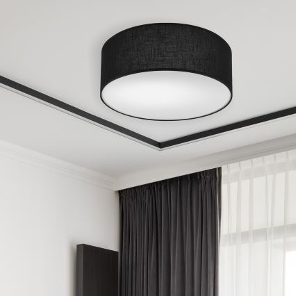 Brilagi - LED-Deckenleuchte SIRIJA LED/12W/230V d 35 cm schwarz