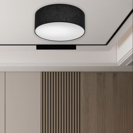 Brilagi - LED-Deckenleuchte SIRIJA LED/12W/230V d 35 cm schwarz