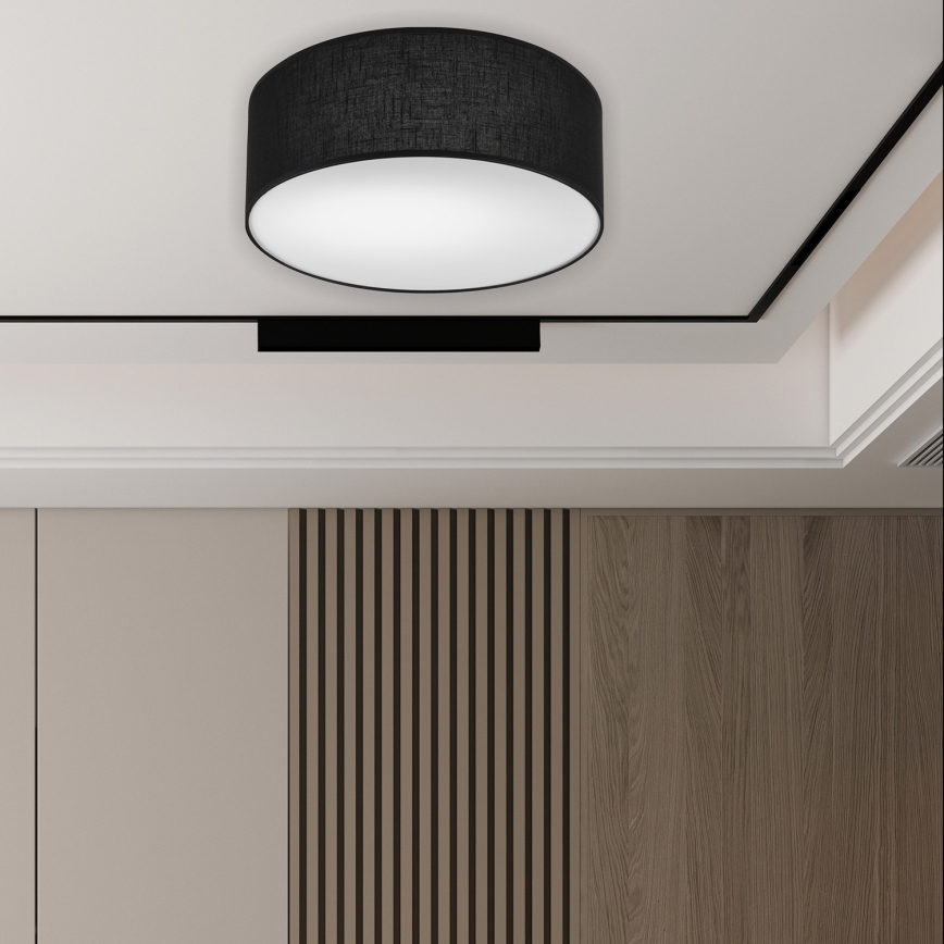 Brilagi - LED-Deckenleuchte SIRIJA LED/12W/230V d 35 cm schwarz