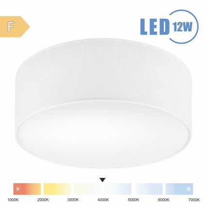 Brilagi - LED-Deckenleuchte SIRIJA LED/12W/230V d 35 cm weiß