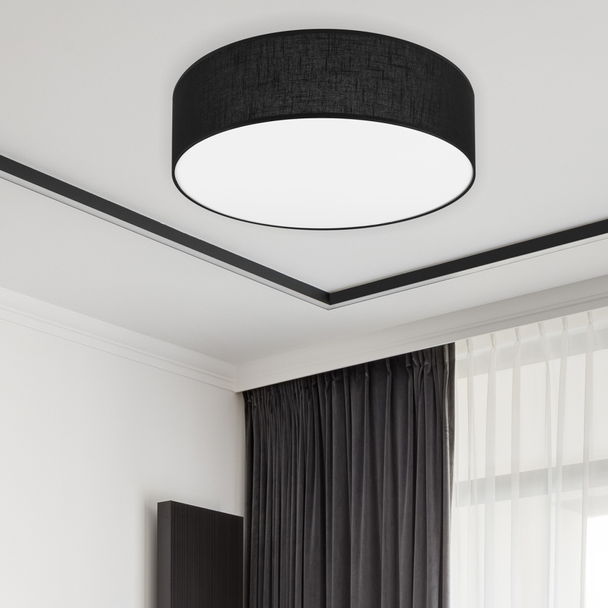 Brilagi - LED-Deckenleuchte SIRIJA LED/24W/230V d 45 cm schwarz