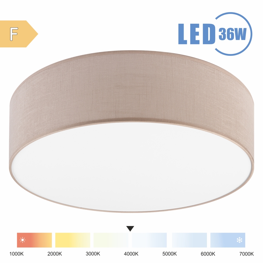 Brilagi - LED-Deckenleuchte SIRIJA LED/36W/230V d 45 cm beige