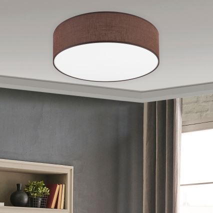 Brilagi - LED-Deckenleuchte SIRIJA LED/36W/230V d 45 cm braun