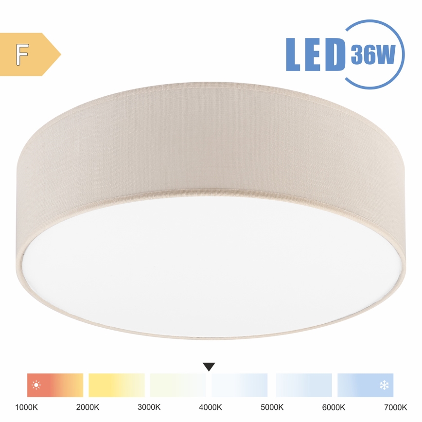 Brilagi - LED-Deckenleuchte SIRIJA LED/36W/230V d 45 cm cremefarben
