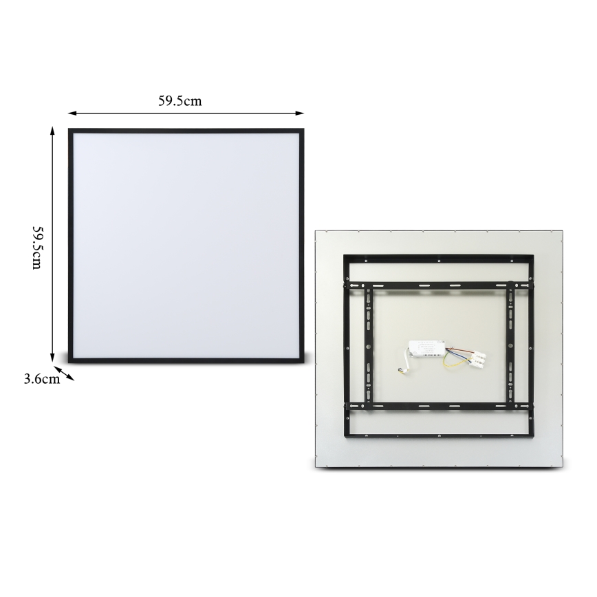 Brilagi - LED-Deckenleuchte SLIMFRAME LED/58W/230V 60x60 cm schwarz