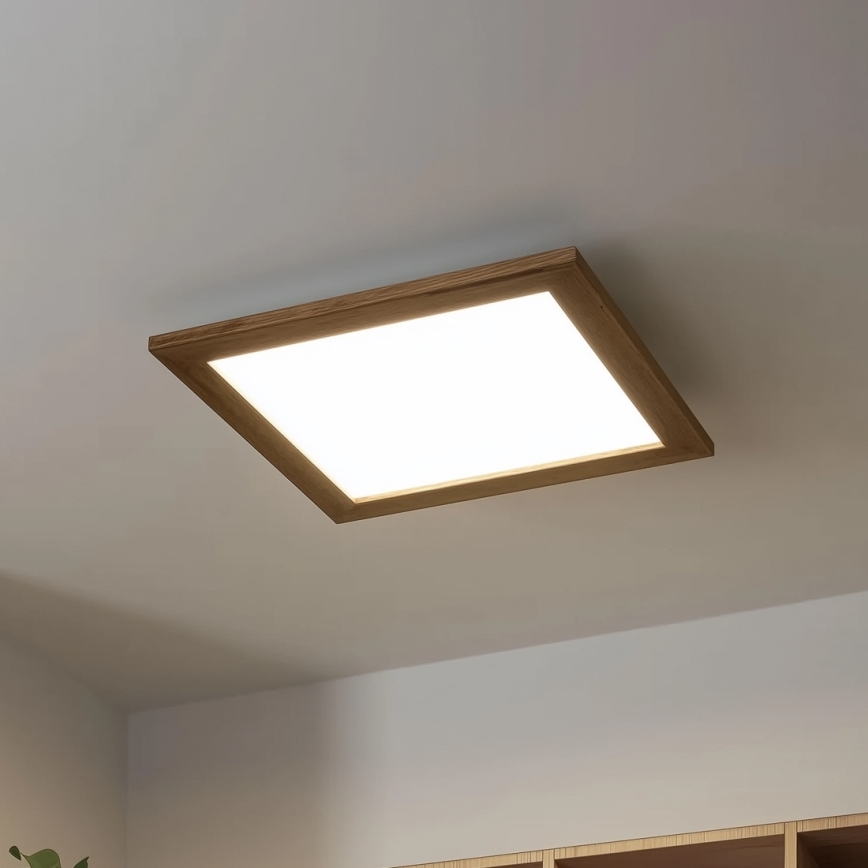 Brilagi - LED-Deckenleuchte SLIMFRAME WOOD LED/36W/230V 49,5x49,5 cm braun