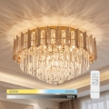 BRILAGI - LED-Deckenleuchte SPECTRA LED/45W/230V 3000-6000K Durchmesser 48 cm goldfarben + Fernbedienung