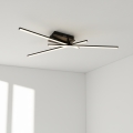 BRILAGI - LED-Deckenleuchte STRIPES LED/30W/230V 51x78 cm schwarz