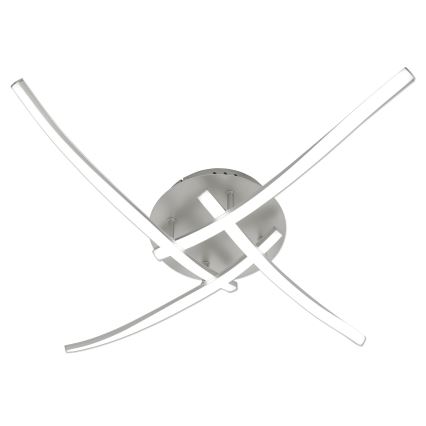 Brilagi - LED-Deckenleuchte STRIPES LED/32W/230V 60x60 cm silber