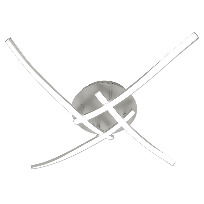 Brilagi - LED-Deckenleuchte STRIPES LED/32W/230V 60x60 cm silber