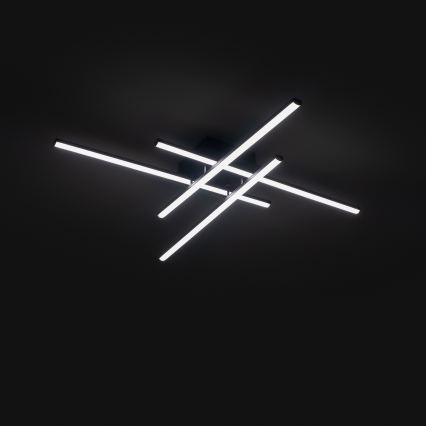 Brilagi - LED-Deckenleuchte STRIPES LED/37W/230V 68x68 cm schwarz