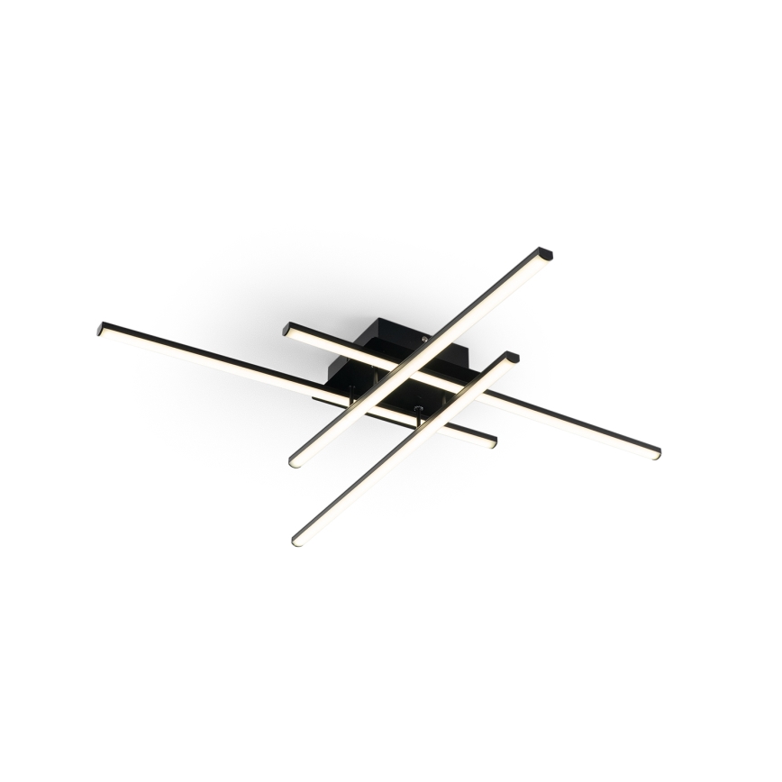 Brilagi - LED-Deckenleuchte STRIPES LED/37W/230V 68x68 cm schwarz