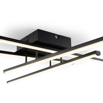 Brilagi - LED-Deckenleuchte STRIPES LED/37W/230V 68x68 cm schwarz